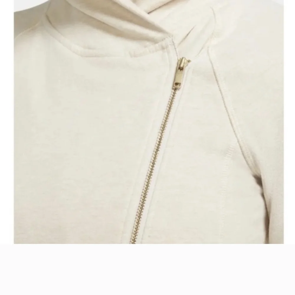 Nike Yoga Black Asymmetrical Zip Hoodie - Picture 3 of 16